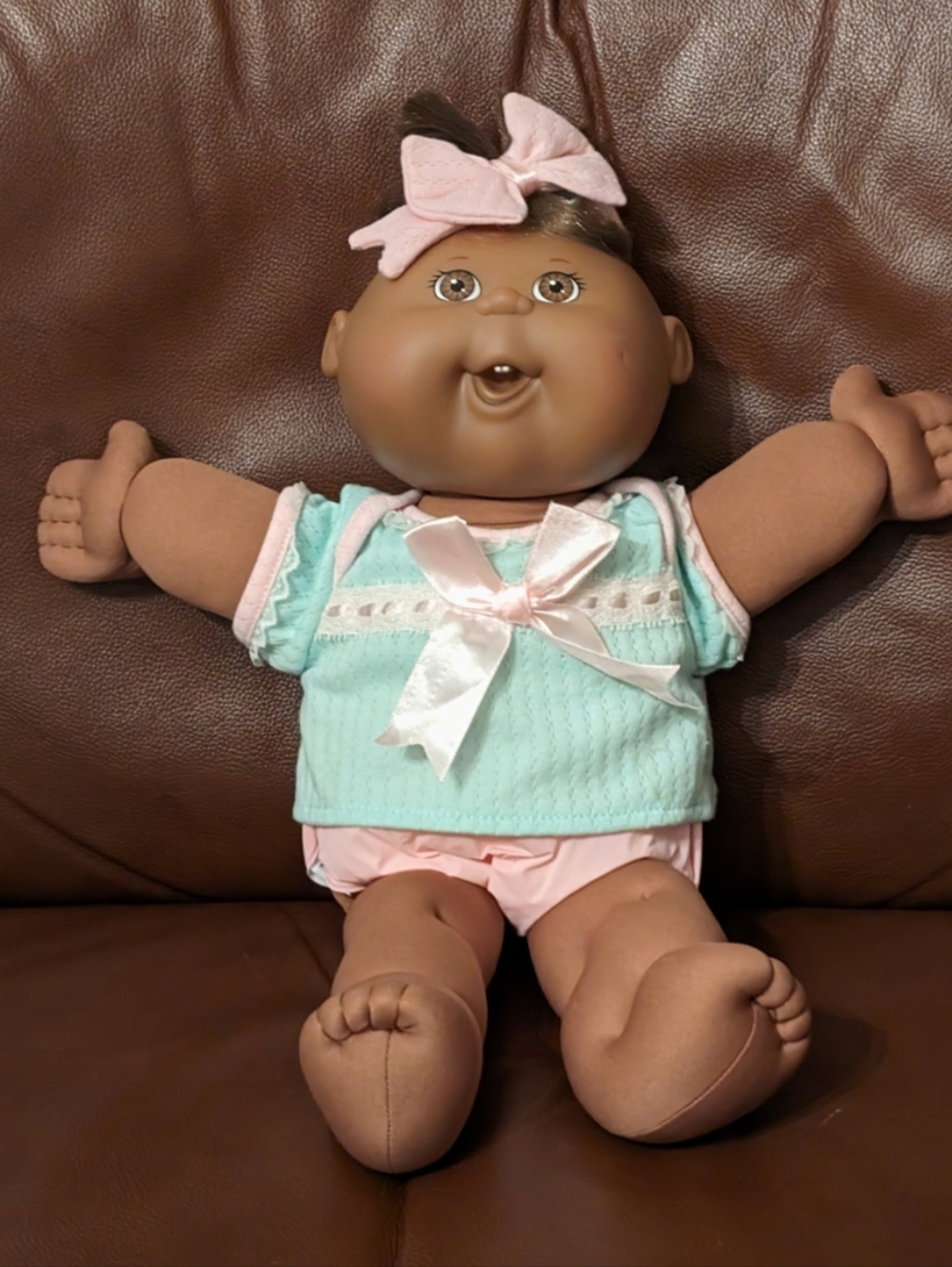Vtg 2004 Cabbage Patch Kids Doll Play Along PA-12 Two Teeth Dimples